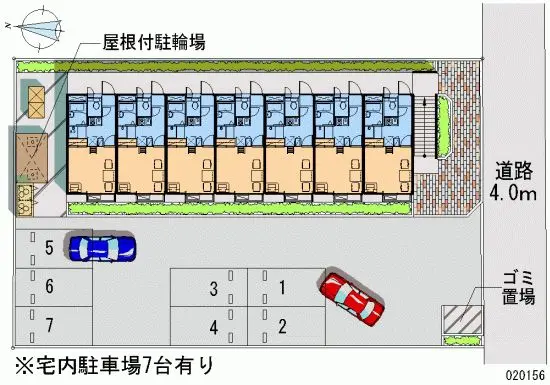 ★手数料０円★熊谷市広瀬　月極駐車場（LP）